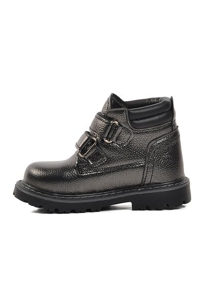 AYAKMOD Ctaye-B Platinum-Black Baby Boots with Fleece Inside