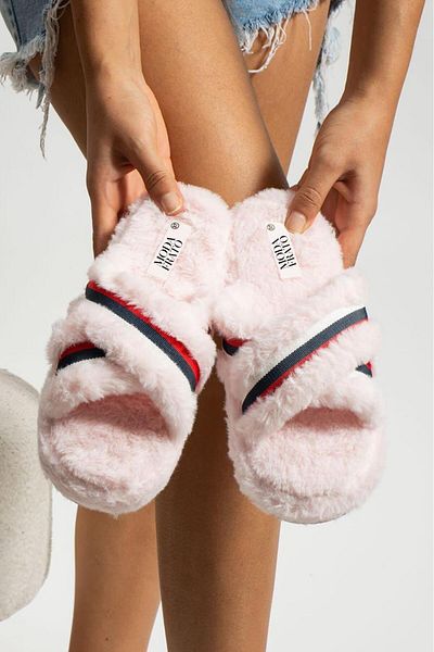 Moda Frato Modafrato PARIS Cross Dámské halové pantofle Zimní pantofle Silent Sole