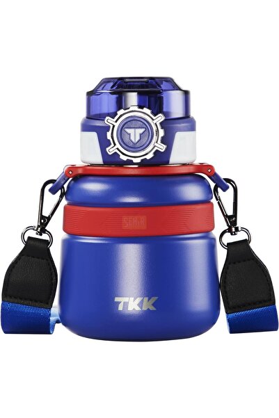 Vagonlife TKK New Collection 600ml Stainless Steel Thermos Flask with Strap a...