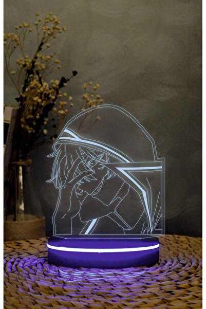 Yubi Design Cid Kagenou , The Eminence in Shadow - 3 boyutlu led lamba 16 ren...
