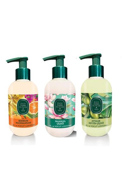 Eyüp Sabri Tuncer 280 ml Magnolia Flower and Bodrum Tangerine - Ayvalık Olive Lotion