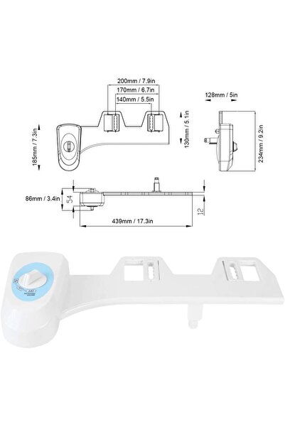 waterpower Tekne Ve Karavan Taharet Musluk Seti. Taharet Kiti 40cm.