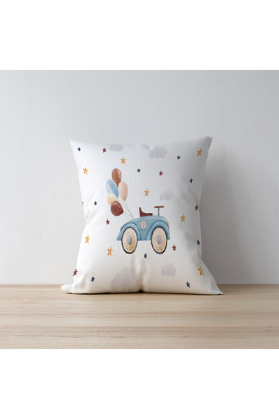 Talia Home غطاء وسادة رمي لطيف للسيارة والبالون مكون من 3 قطع Tlakr-304