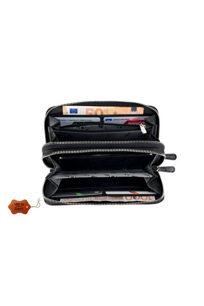 OX ميلانو محفظة جلدية سوداء