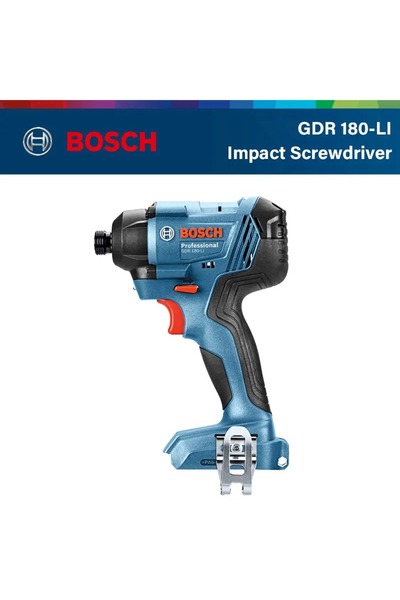 Bosch Promix Set Gdr 180 li Ve Gsr 180 li Şarjlı Matkap Bosch Darbeli Vidalama Somun Sıkma + Çift Akülü