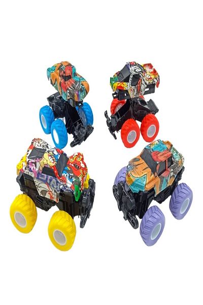 Hyd Toy Car Safari Jeep Tumbling Dasher Friction Off-Road Vehicle Jeep (1 Piece)