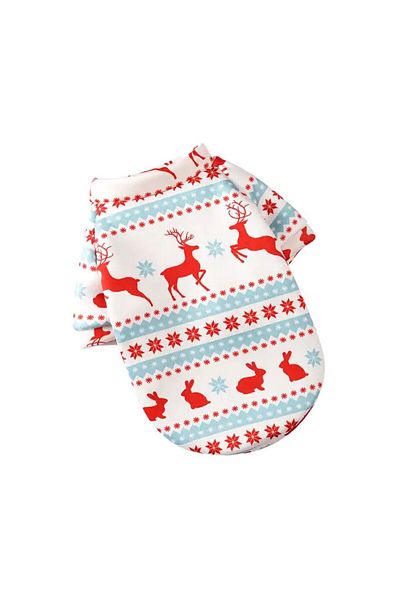 change34 Cat Dog Outfit Christmas
