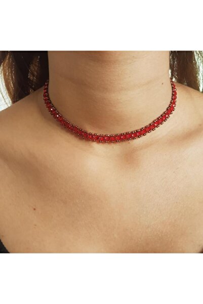 Handmade By HLY Handmade Red Choker Necklace