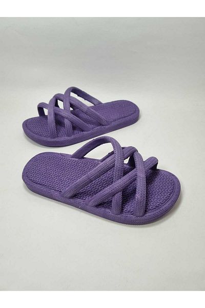 abinstore Girl's Non-Slip Sole Soft Slippers 6-Leg Braided Slippers