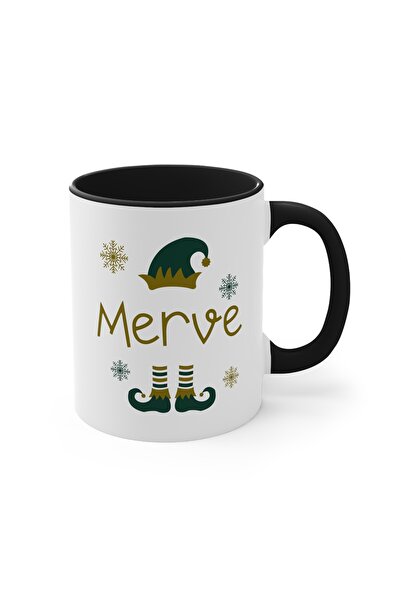 MRN Tasarım Yılbaşı Temalı Kişiye Özel İsimli Kupa Bardak Yazılı Baskılı Resi...