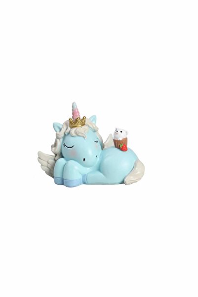 Miniminti Uyuyan Mavi Unicorn Biblo
