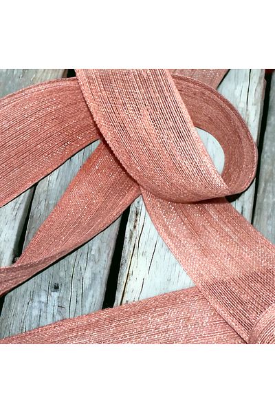 BukiroAtelier Linen Ribbon 5 Meters 2 cm Bow Ribbon