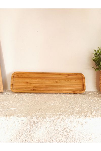 KaiHome Bamboo Rectangular Oil Pot Stand / Spice Bowl Stand / Presentation Holder / Organizer