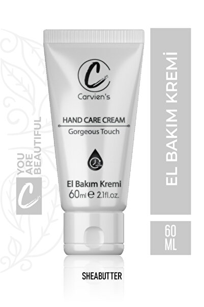 Carvien's El Bakım Kremi Yoğun Nemlendirici – Shea Butter & E Vitamini, Çatlak & Kuruluk Giderici, 60 ml