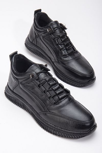 Rodexxo Men's Genuine Leather Rubber Laced Orthopedic Sole Ankle Boots