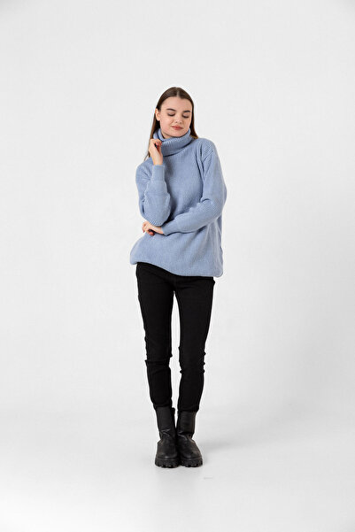 Benedetto Γυναικείο Μακρύ Πλεκτό Πουλόβερ Ψαράδικου Στυλ