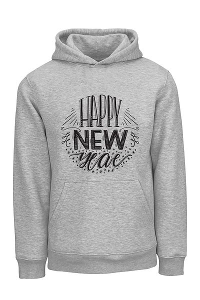 ADA BEBEK ÇOCUK Χριστουγεννιάτικο φούτερ Unisex Cotton Happy New Year