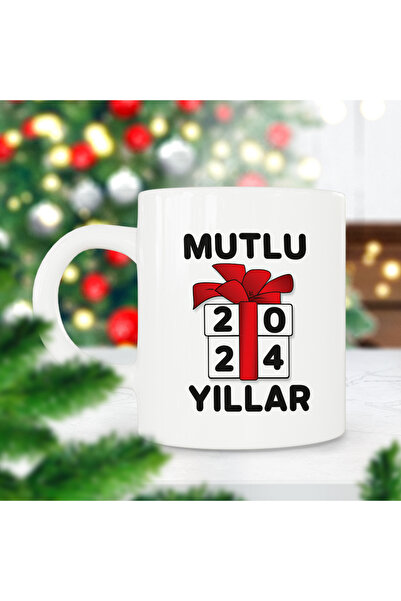 ART HEDİYE عيد ميلاد سعيد 2024 شرائط هدية عيد الميلاد كوب مطبوع