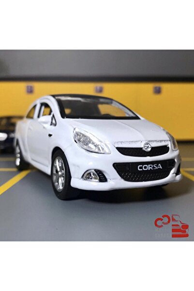 TOPROCKSTORE Opel Corsa Opc 1/36 Ölçek Çek Bırak Diecast Metal Model Oyuncak Araba
