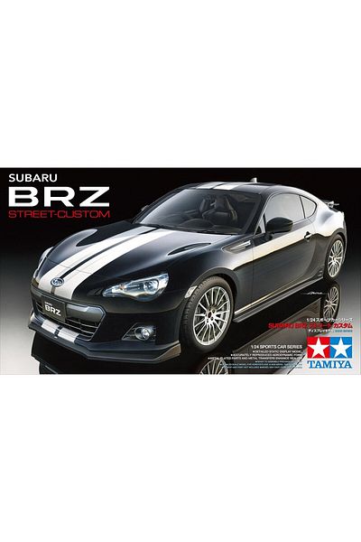 TAMIYA 1/24 Subaru BRZ Street Custom Plastic Car Model Kit, Disassembled Hobby Set