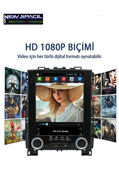 NEW SPACE AUDIO Rm4-9.7(2.5)-megan 4-9.7ınc-2.5 Vrs.andoıd Ekran Uyumlu 12-4çk-2+32-carplay-rds