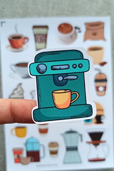 Mona Craftist 19 قطعة من ملصقات الكمبيوتر المحمول ذات طابع القهوة Bullet Jour...