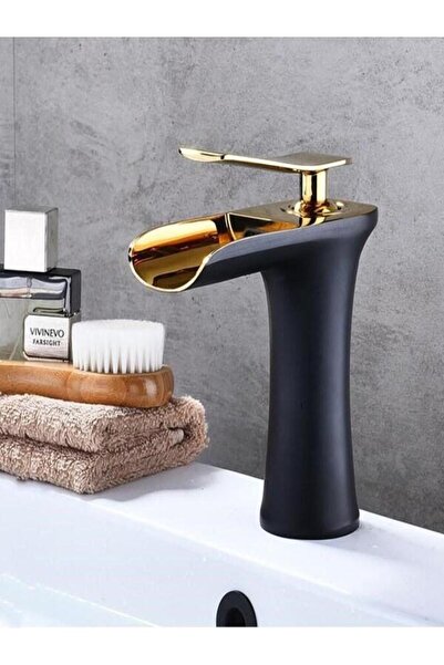 banyosepeti Şelale Akışlı Lavabo Bataryası Şelale Altın Batarya Şelale Akışlı...