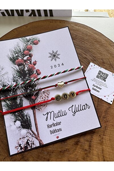 HARİKALAR DÜKKANI سوار رأس السنة الجديدة مع بطاقة رأس السنة الجديدة، مجموعة م...