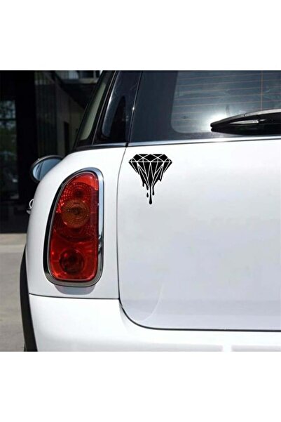 TSC ملصق سيارة دايموند أسود 16 سم