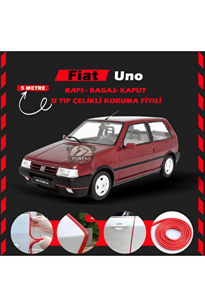 STS Oto Aksesuar Fiat Uno Oto Araç Kapı Koruma Fitili 5metre Parlak Kırmızı Renk