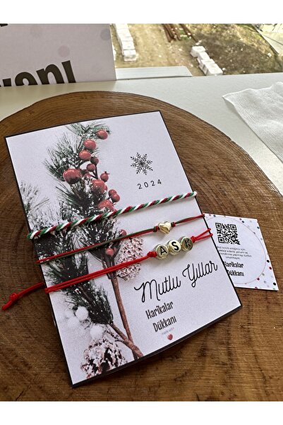 HARİKALAR DÜKKANI سوار رأس السنة الجديدة مع بطاقة رأس السنة الجديدة، مجموعة م...