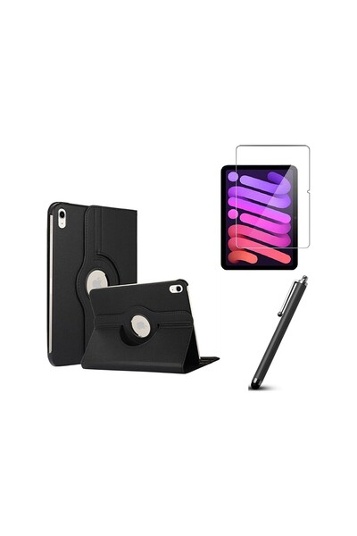 piblue Apple Ipad Mini 6 2021 Kılıf A2567 A2568 A2569 Uyumlu 360° Dönerli Tab...