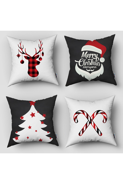 instababyrooms أغطية وسائد رمي مكونة من 4 قطع لمفهوم العام الجديد