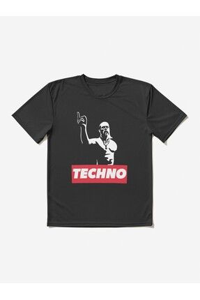 Qupa Butik Techno Viking meme legend for techno DJ raver club festival Ti ort Fiyat Yorumlar Trendyol