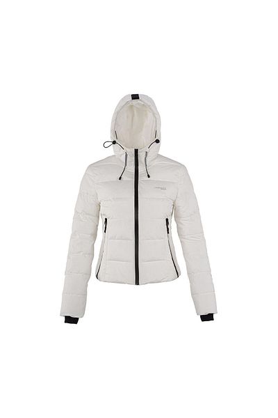 lumberjack 100559599   Apreski Coat W Palton alb de damă