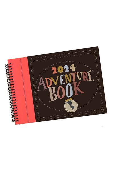PAKLON 2024 Adventure Book Memory Book (black Inner Leaf)