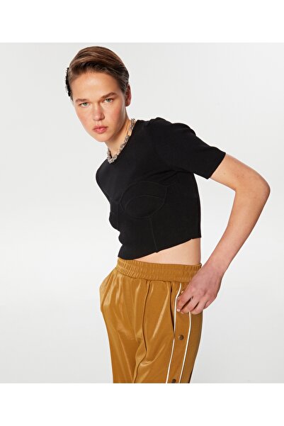 Twist Bustier Look Crop Knitwear