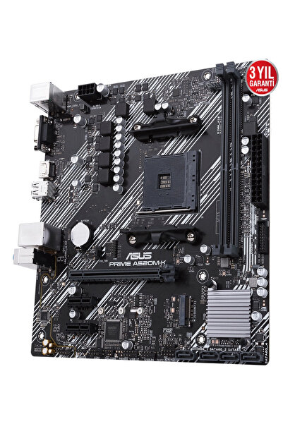 ASUS PRIME A520M-K 2xDDR4 VGA/HDMI 1xM2 AM4 ANAKART