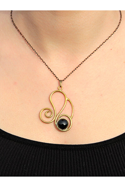 esha قلادة نسائية مستديرة أصلية من حجر العقيق الطبيعي مع سلسلة 45 سم