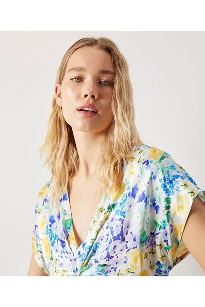 İpekyol Bluză cu model floral răsucit