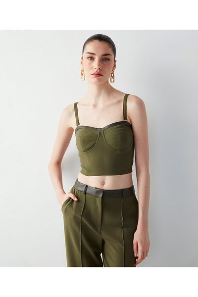 İpekyol Corset Look Crop Blouse