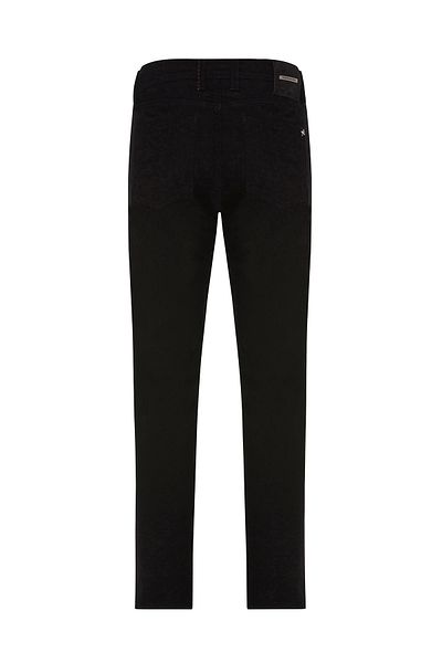 TRAMAROSSA 5 Pocket Black Cotton Denim Regular Fit Trousers
