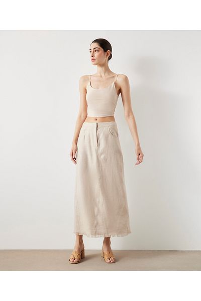 İpekyol Linen Skirt