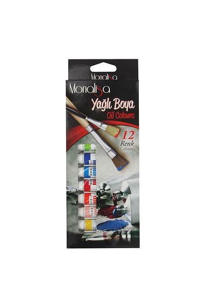 Südor SUDOR SD72512 MONALISA OIL PAINT 12X12ML / OIL PAINT FOR PAINTING