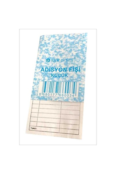 sam ofset ADİSYON FİŞİ KÜÇÜK BOY