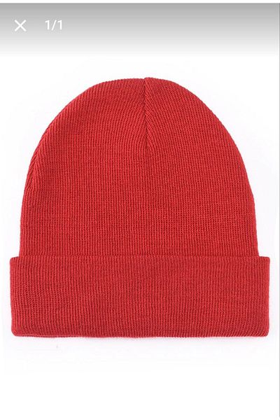 Nilbutik Unisex Folded Basic Beret Knitwear Autumn Winter