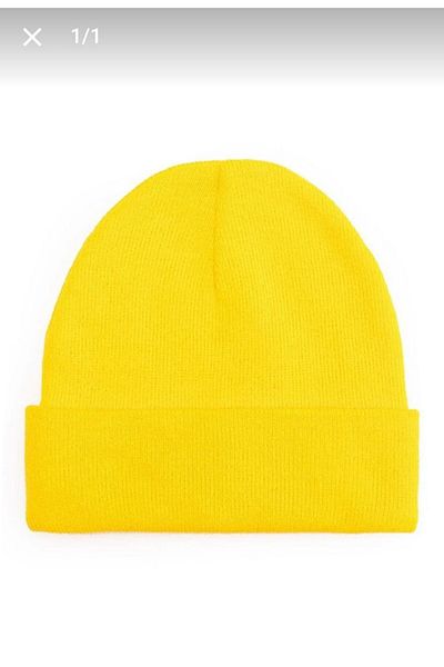 Nilbutik Unisex Folded Basic Beret Knitwear Autumn Winter