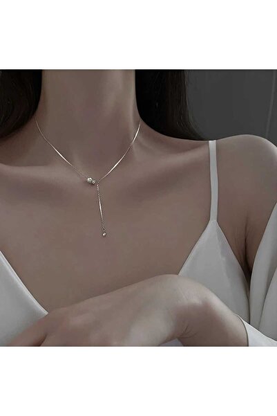 İPAR AKSESUAR Silver Gümüş Kaplama İncili Kolye