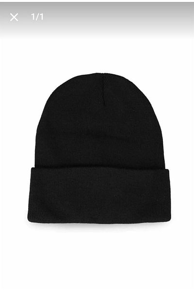Nilbutik Unisex Folded Basic Beret Knitwear Autumn Winter