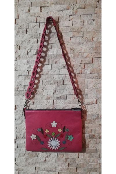 Durush Collection Özel Tasarım Kadın Omuz Çantası Gerçek Deri, El İşçiliği